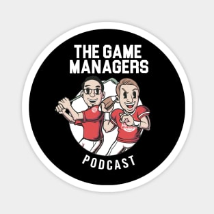 The Game Managers Podcast Cartoon Logo 1 Magnet